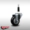 Service Caster 3'' SS Black Poly Wheel Swivel 7/8'' Expanding Stem Caster SCC-SSEX20S314-PPUB-BLK-78 - alternate 2